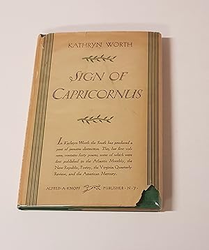 Seller image for Sign of Capricornus ***Signed, Inscribed and Dated by Author*** for sale by CURIO