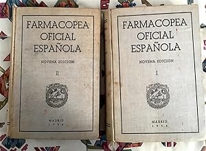Farmacopea oficial española. 2 vols.