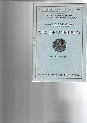 Imagen del vendedor de Via dell'impero. a la venta por Libreria Gull