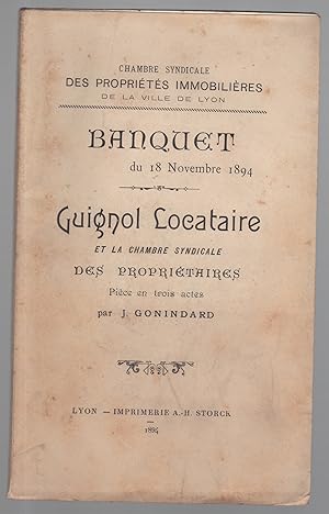 Guignol locataire et la chambre syndicale des propriétaires.