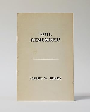 Seller image for Emu, Remember! for sale by Karol Krysik Books ABAC/ILAB, IOBA, PBFA