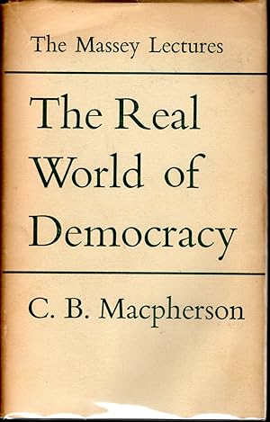 Image du vendeur pour The Real World of Democracy (The Massey Lectures) mis en vente par Dorley House Books, Inc.