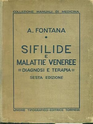 Immagine del venditore per Sifilide e malattie veneree venduto da Librodifaccia