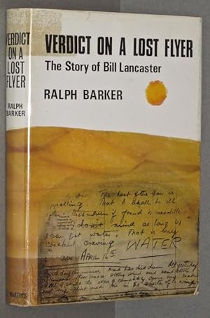 Seller image for Verdict on a lost flyer;: The story of Bill Lancaster by Barker, Ralph for sale by Eyebrowse Books, MWABA