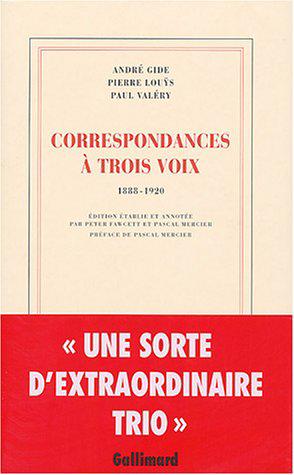 Imagen del vendedor de Correspondances  trois voix: (1888-1920) a la venta por JLG_livres anciens et modernes