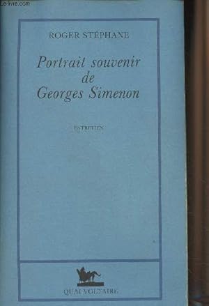 Image du vendeur pour Portrait souvenir de Georges Simenon - Entretien mis en vente par Le-Livre