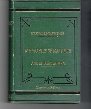 Image du vendeur pour Memories of many men and of some women: Being personal recollections of emperors, kings, queens, princes, presidents, statesmen, authors, and artists, at home and abroad, during the last thirty years mis en vente par MyLibraryMarket