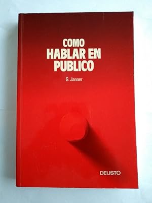 Imagen del vendedor de Como hablar en publico a la venta por Libros Ambig