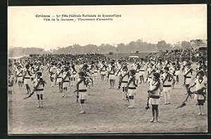 Ansichtskarte Orléans, Fête Fédérale National de Gymnastique - Fête de la Jeunesse, Turnfest