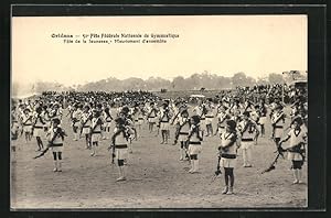 Ansichtskarte Orléans, Fête Fédérale nationale de Gymnastique 1904 - Fête de la Jeunesse, Turnfest