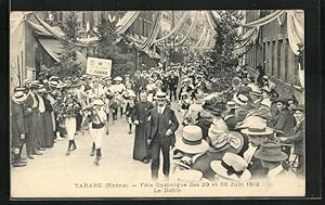 Ansichtskarte Tarare / Rhône, Fête Gymnique 1912, Le Défilé
