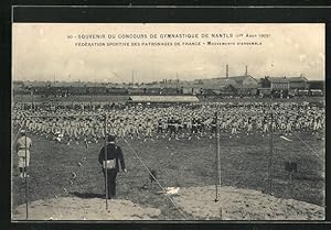 Ansichtskarte Nantes, Concours de Gymnastique 1909, Fédération Sportive des Patronages de France,...