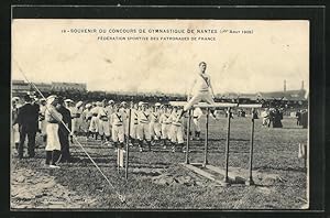 Ansichtskarte Nantes, Concours de Gymnastique 1909, Fédération Sportive des Patronages de France