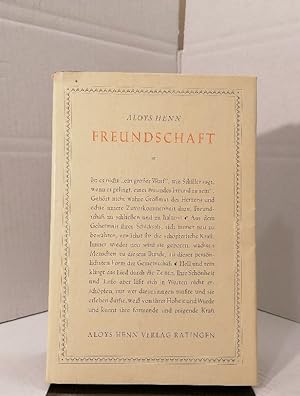 Bild des Verkufers fr Freundschaft zum Verkauf von Buchhandlung Loken-Books