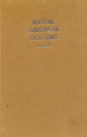 Image du vendeur pour Identifying Characters for Cacao Clones mis en vente par Barter Books Ltd