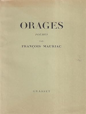 Image du vendeur pour Orages mis en vente par Librodifaccia