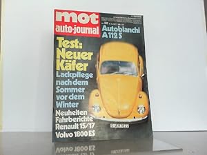mot das auto-journal. Heft 20 / 1971. vereinigt mit motor-Rundschau + kritik.