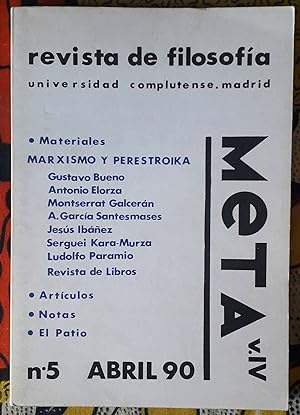 Meta. Revista de Filosofía nº 5