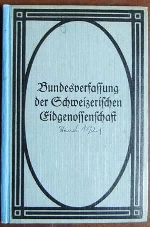 Bild des Verkufers fr Die Bundesverfassung der Schweizerischen Eidgenossenschaft : [Vom 29. Mai 1874]. Hrsg. von E. Zey / Reclams Universal-Bibliothek ; Nr 3519 zum Verkauf von Antiquariat Blschke