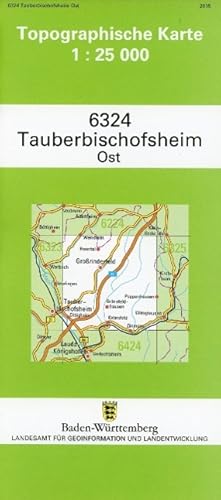 Bild des Verkufers fr Tauberbischofsheim Ost 1 : 25 000 zum Verkauf von moluna