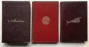 Modern Leather Editions; [respectively] The Newcomers, Reprinted Pieces, Weir of Hermiston 3 leat...