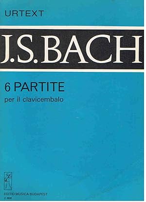 Immagine del venditore per 6 PARTITE PER IL CLAVICEMBALO. BWV 825-830. (Urtext) venduto da Librera Torren de Rueda