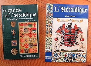 Seller image for LE GUIDE DE L'HRALDIQUE - Histoire, analyse et lecture des blasons.+L'HERALDIQUE for sale by la petite boutique de bea