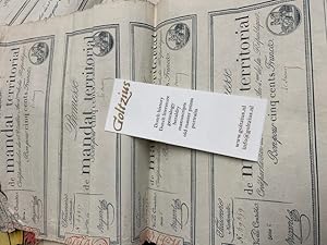 Promesse Mandat Territorial, 5 copies, nrs 49456-49460, seerie 2, 500 francs,