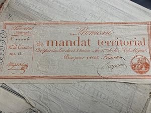 Promesse Mandat Territorial, N. 77076 serie 18, 100 francs.