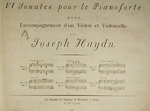 Oeuvres Complettes, Cahier VII: VI Sonates pour le Pianoforte avec l'accompagnement d'un Violon e...