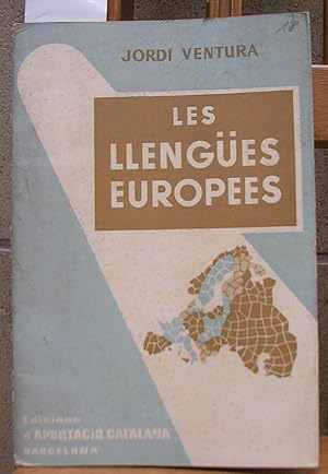 Seller image for LES LLENGUES EUROPEES. Amb un mapa tnico-lingstic d'Europa. for sale by LLIBRES del SENDERI