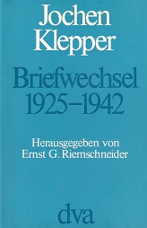 Briefwechsel 1925-1942. Herausgegeben und bearbeitet von Ernst G. Rienschneider.