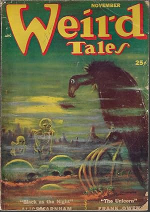 Seller image for WEIRD TALES: November, Nov. 1952 for sale by Books from the Crypt