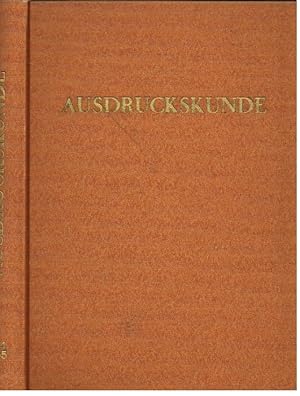 Bild des Verkufers fr Ausdruckskunde - 1. und II. Jahrgang 1954 und 1955 Und Graphologische Praxis, Beilage zur Ausdruckskunde. Zweimonatsschrift zur Beurteilungs-Praxis von Handschrift - Kinderzeichnung - Test zum Verkauf von Leipziger Antiquariat