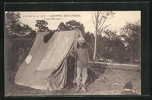 Postcard L` Armèe des Indes, Type Hindou