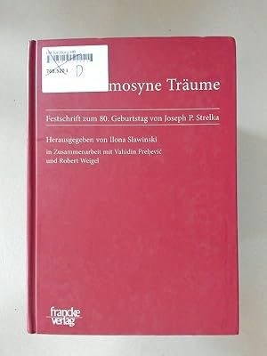 Seller image for Der Mnemosyne Trume Festschrift zum 80. Geburtstag von Joseph P. Strelka for sale by avelibro OHG