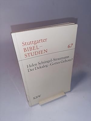 Imagen del vendedor de Der Dekalog, Gottes Gebote? Stuttgarter Biebelstudien, 67, a la venta por Antiquariat Bookfarm