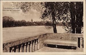 Bild des Verkufers fr Ansichtskarte / Postkarte Landsberg am Lech in Oberbayern, Blick von der Lechbrcke zum Verkauf von akpool GmbH