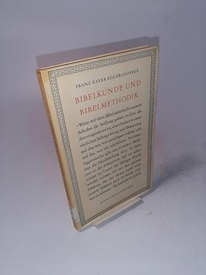 Seller image for Bibelkunde und Bibelmethodik. Handreichung fr Bibellehrkrfte. (4.berarb. aufl.) for sale by Antiquariat Bookfarm