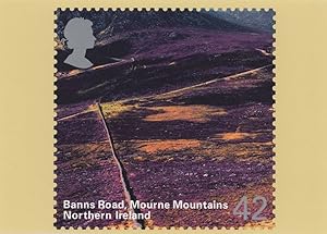 Banns Road Mourne Mountains Ireland Limited Edition Postcard