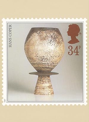 Bild des Verkufers fr Hans Coper German Pottery Potter Limited Edition Postcard zum Verkauf von Postcard Finder