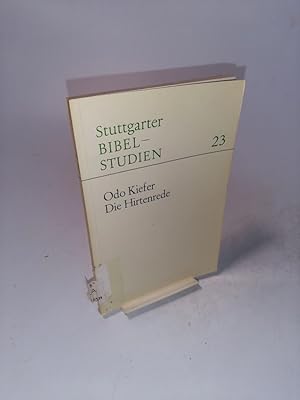 Bild des Verkufers fr Die Hirtenrede Stuttgarter Biebelstudien, 023, Analyse u. Deutung von Joh. 10, 1 - 18 zum Verkauf von Antiquariat Bookfarm