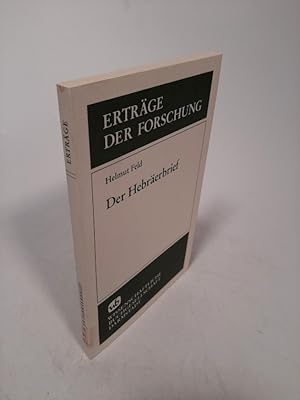 Seller image for Der Hebrerbrief. (Ertrge der Forschung, 228) for sale by Antiquariat Bookfarm