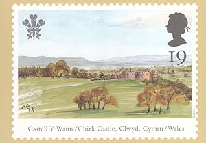 Castell Y Waun Chirk Castle Welsh Limited Edition Postcard