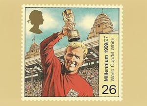 Bobby Moore Limited Edition World Cup Football Postcard