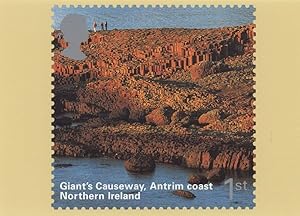 Giants Causeway Antrim Northern Ireland Limited Edition Postcard