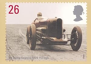 Henry Segrave Motor Racing Speed Champion Limited Postcard