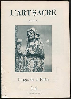 Image du vendeur pour L'Art Sacr 3-4, novembre-dcembre 1953 - Images de la Prire mis en vente par LibrairieLaLettre2