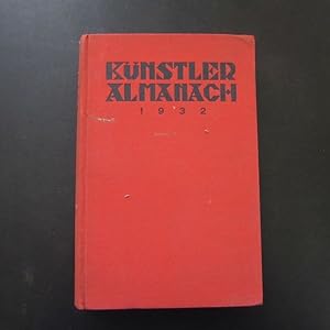 Bild des Verkufers fr Knstler Almanach - Das Handbuch fr Bhne, Konzert, Film und Funk (2. Ausgabe) zum Verkauf von Bookstore-Online