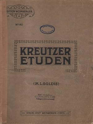 Seller image for 42 Etden oder Capricen fr die Violine. for sale by Versandantiquariat Boller